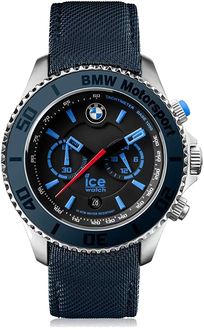 RELOJ BMW MOTORSPORT DE ALTA CALIDAD ICE-WATCH CORREA DE CUERO - B00VMB697E