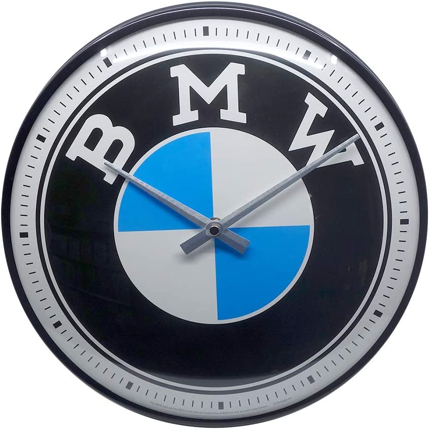 RELOJ DE PARED BMW - REGALO PARA FANS DE LOS COCHES 31CM